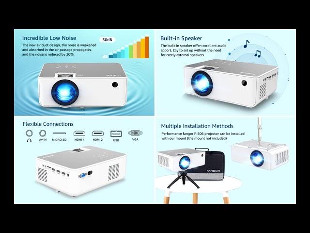 Fangor-506 Full HD WiFi Projector Review