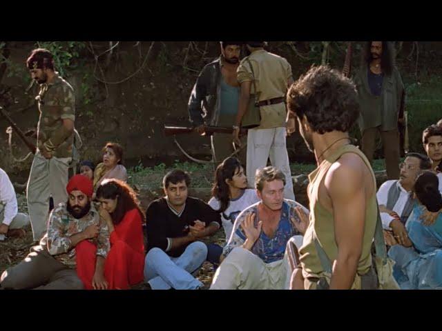 डाकुओ ने बनाया यात्रियों को कढ़ी | Movie Name - Jungle | Emotional Movie Scene