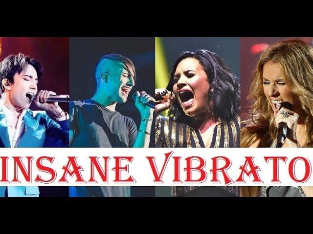 Famous Singers High Notes with INSANE VIBRATO