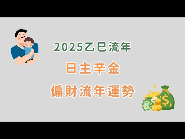 辛金2025乙巳流年運勢/偏財流年