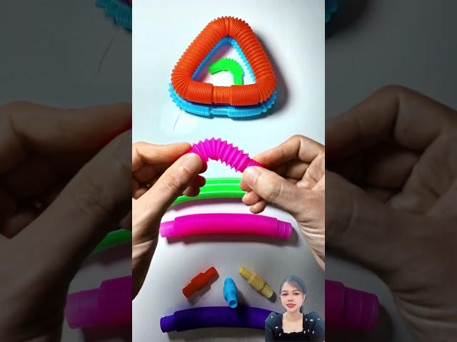Change color POP TUBES so satisfying #asrmsounds #poptubesound #satisfying #voicings #diy #creative