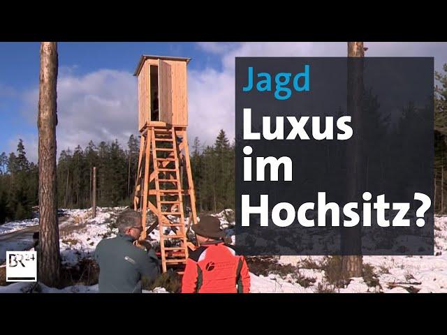 Luxus-Hochsitze für die Jagd: Wohlfühlen im Wald | Abendschau | BR24