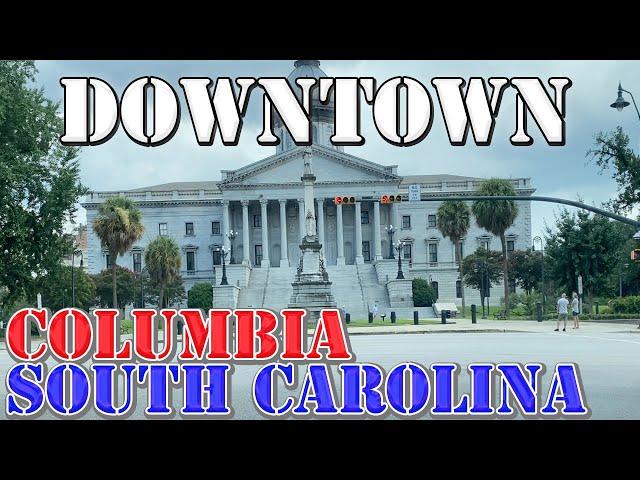 Columbia - South Carolina - 4K Downtown Drive