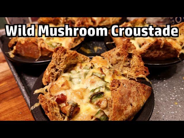 Foraging Mushrooms and Making Wild Mushroom Croustade