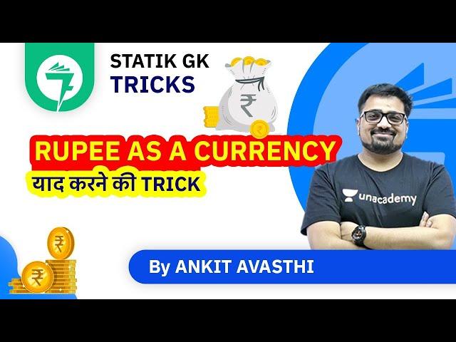 7-Minute GK Tricks | Rupee as a Currency याद करने की Trick | By Ankit Avasthi