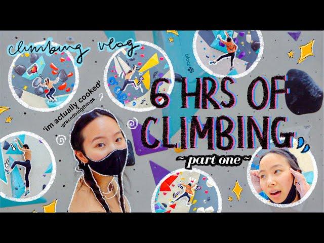 my first bouldering session back! | climbing vlog 1/2 | gracedoingthings