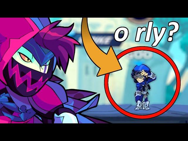 If you TAUNT me in RANKED 1v1 you better WIN • Brawlhalla Random Gameplay