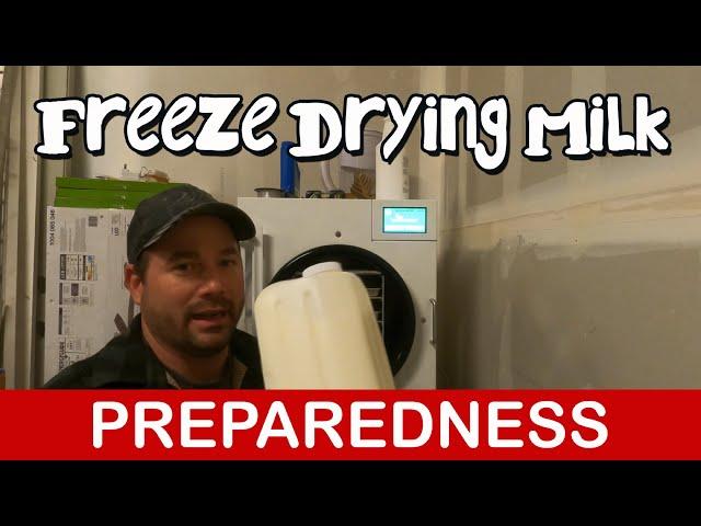 Anything Outdoors with Steve - Preparedness Addition - Freeze Drying Milk