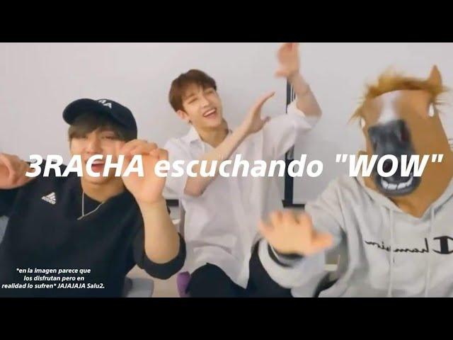 3RACHA siendo torturados por STAY con su propia canción "WOW"