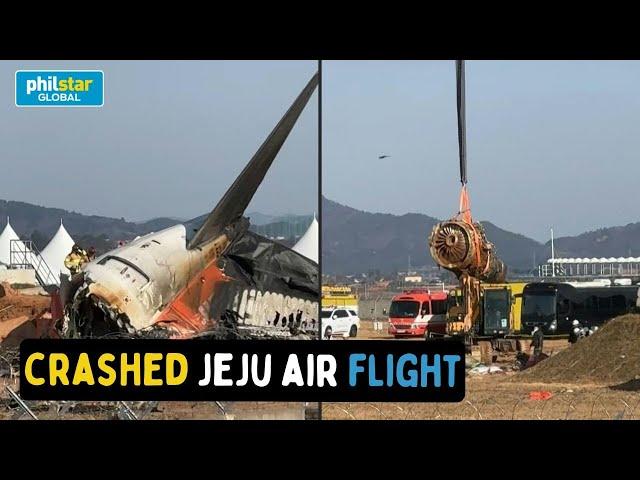 South Korean investigators begin lifting wreckage of crashed Jeju Air flight