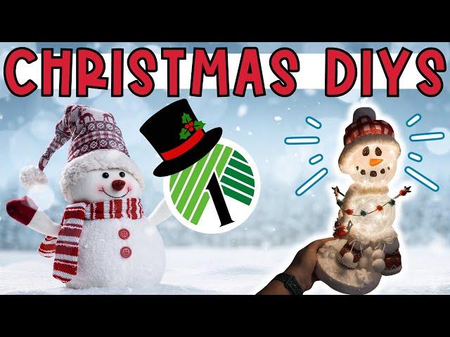 ️Dollar Tree Snowman DIYs That Will Melt Your Heart! Budget Friendly Christmas Home Decor