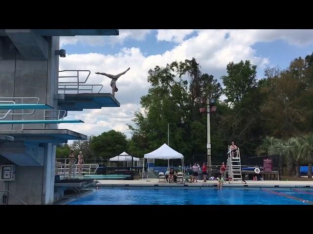 Lauren Gryboski Armstand Somersault Pike 612b 5m Platform Diving