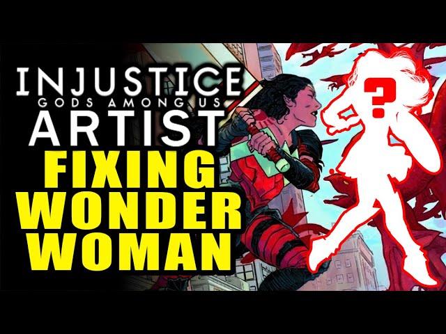 Pro Comic Book Artist FIXES HORRIBLE Wonder Woman Character Design