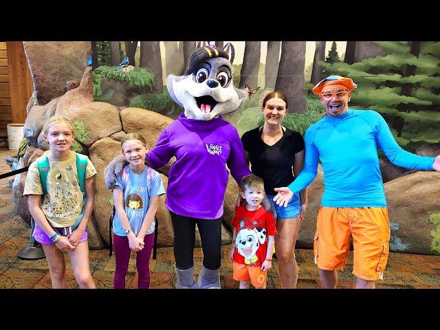 Meeting Blippi at Great Wolf Lodge!!!