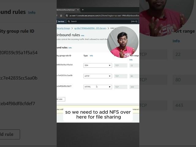 How to add NFS in you Security Group | EFS file sharing in AWS | Mounting EFS and EC2 Instances
