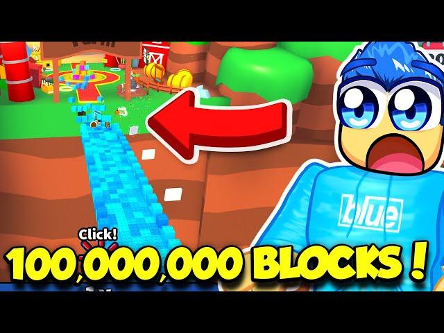 I Built a 100,000,000 BLOCK BRIDGE In Build A Bridge Simulator!!