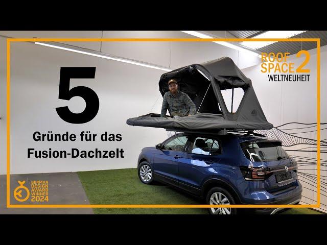 5 Gründe für das  Roof Space 2  Dachzelt