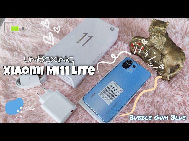 Aesthetic Unboxing: Xiaomi Mi11 Lite Bubblegum Blue (Hands on, camera, specs, set-up)