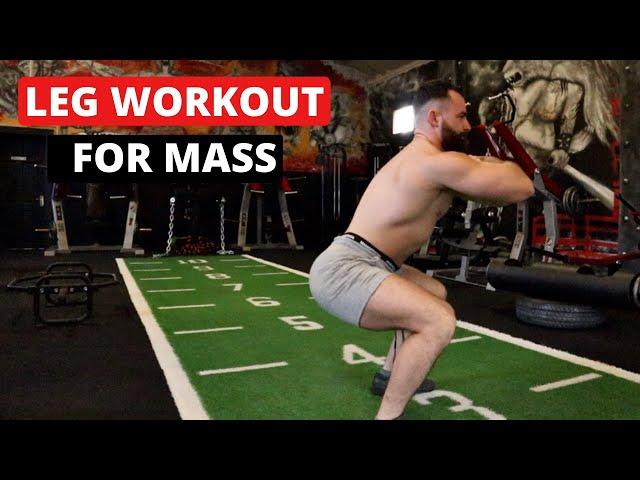 BEST BODYWEIGHT LEG WORKOUT FOR MASS  - Follow Along (No Equipment)