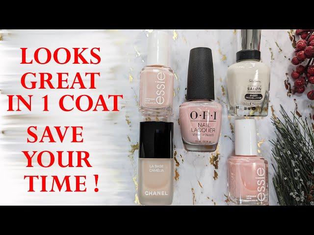 FAST AND EASY MANICURE AT HOME IN 1 COAT | Perfect Nails at Home