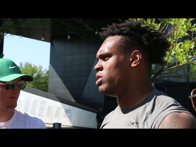 Oregon LB Devon Jackson embracing the development process