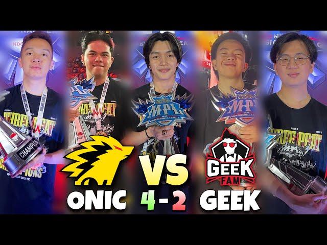 How ONIC ESPORTS Beat GEEK FAM in MPL ID Season 12 Finals… 