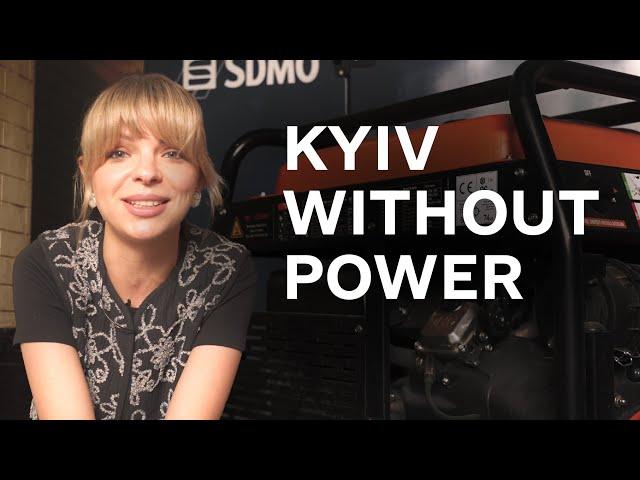 Life in wartime Kyiv with blackouts