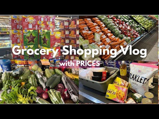 Grocery Shopping Vlog | Buying essentials from 3 groceries + prices | SM Grocery, Landers, S&R