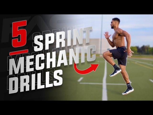 TOP 5 SPRINT MECHANIC DRILLS | SPEED TRAINING FOR ATHLETES