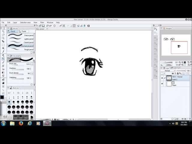 Morgie Draws #2 - Realistic vs Anime Eyes Sketch