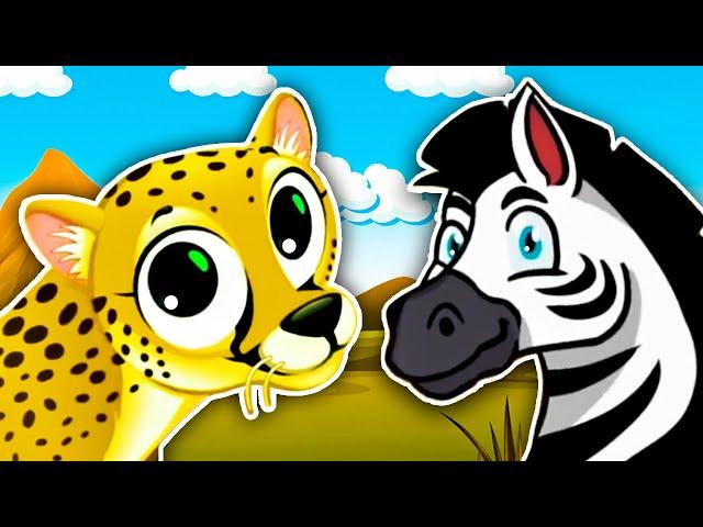 Wild Animal Sound Songs! | Learn About Wild & Safari Animal Sounds | Kids Learning Videos