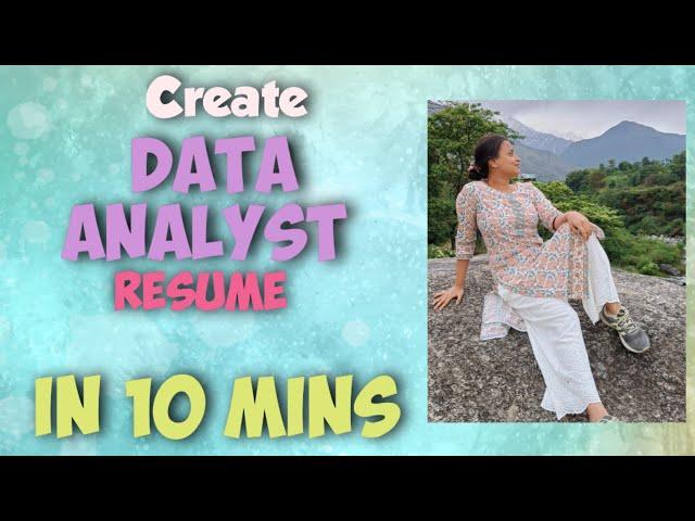 Create a killer DATA ANALYST resume with me | This gets shortlisted 