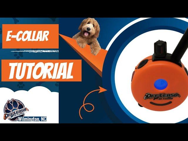 Off Leash K9 Training  - E-Collar Tutorial - Basic Functions