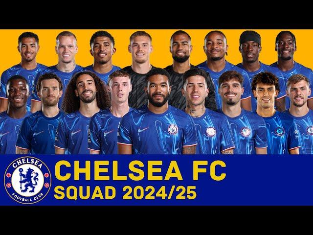 CHELSEA FC Full Squad For Season 2024/25 | Chelsea | FootWorld