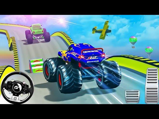 Monster Truck Mega Ramp Impposible - Extreme Car Stunt Master Driver  Android Gameplay 17