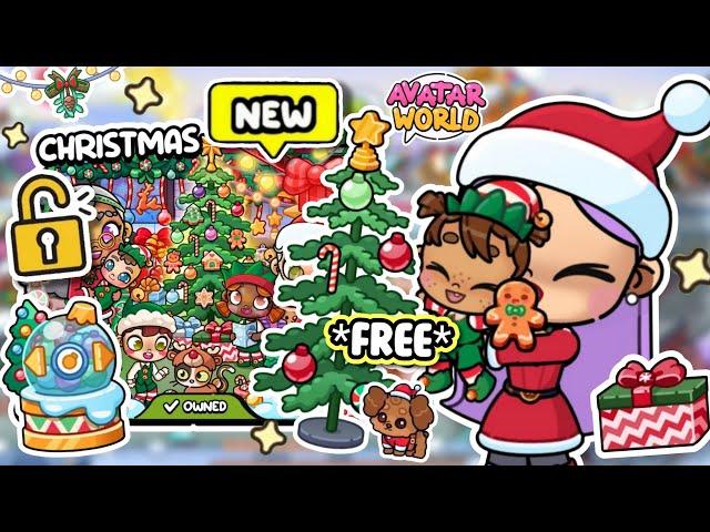 **UNLOCK** CHRISTMAS PACK IN AVATAR WORLD 