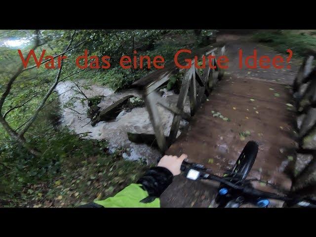 Feierabend Runde bei  und  mit dem E-MTB|Total Durchnässt, trotzdem gute Laune!|Kein Grip|Teil 1