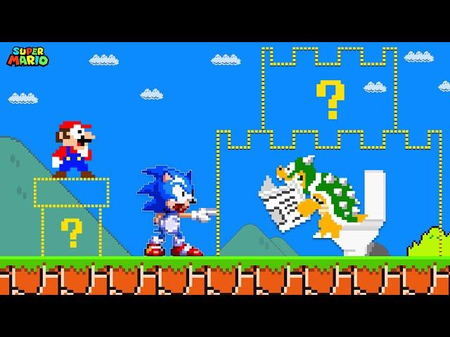 Mario and Sonic. But When Everything Sonic Touches Turns To VOID in Super Mario Bros?