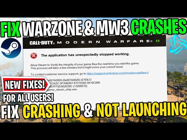 How to Fix Warzone 3 Crashing & Not Launching ( Easy FIX ) - NEW UPDATED Solutions