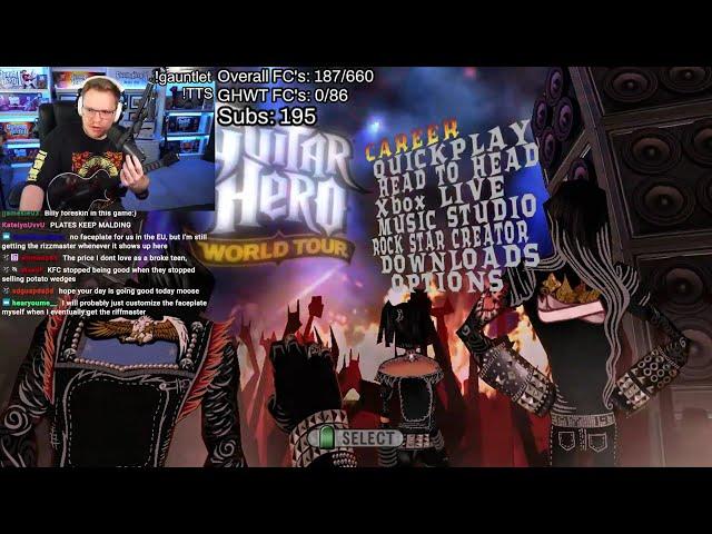 Guitar Hero World Tour Full Playthrough | GH Gauntlet Day 6 VOD