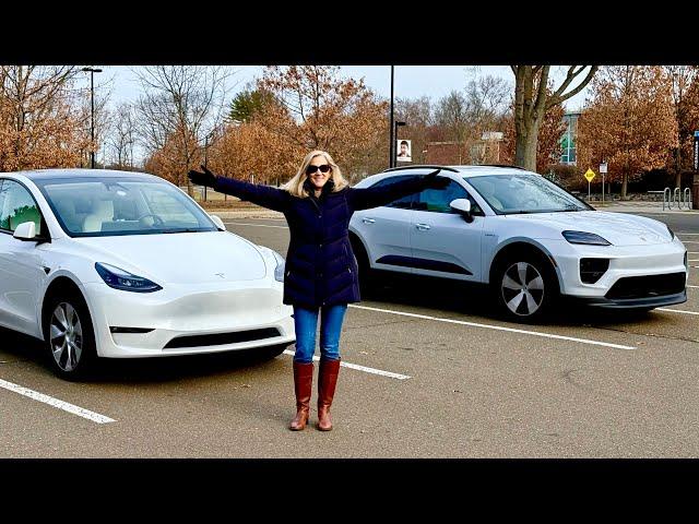 Tesla Model Y vs Porsche Macan Electric! Does Twice The Price Equal Double The Car?