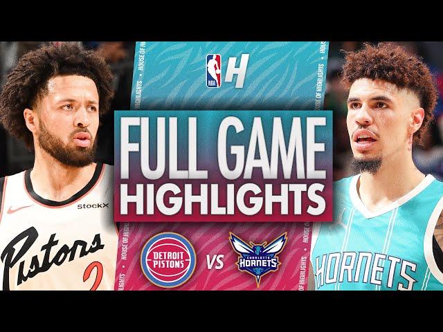 Detroit Pistons vs Charlotte Hornets - Full Game Highlights | November 21, 2024-25 NBA Season