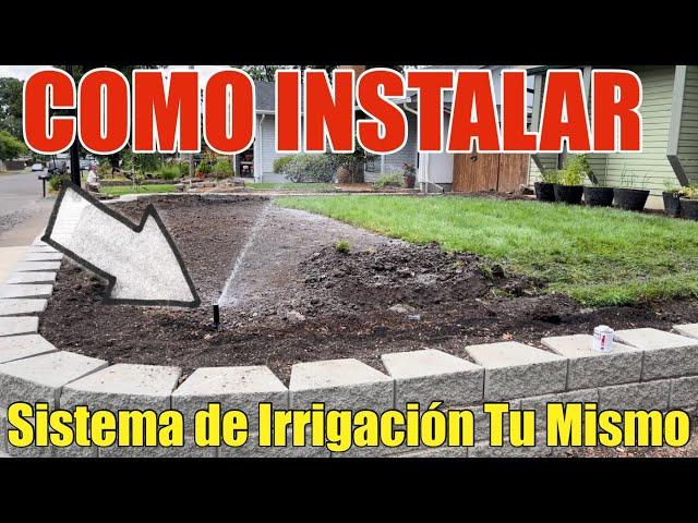 Como Instalar Un Sistema de Irrigación Residencial Tu Mismo Para Que No Se Seque El Pasto Y Plantas