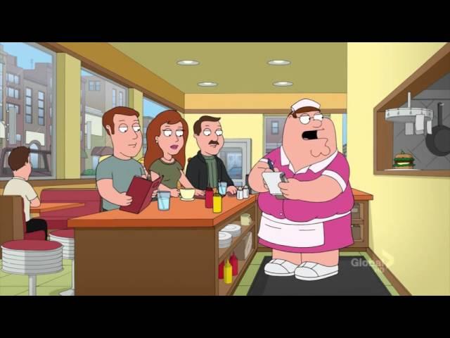 Family Guy - Peter Works at a Local Restaurant