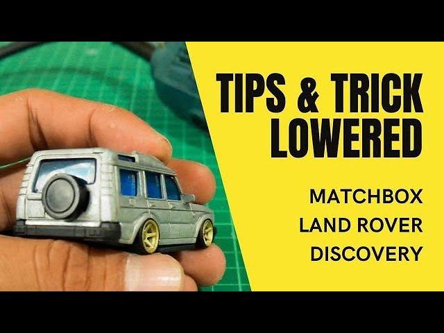 Tips to Lowered Diecast Custom | Round Fender