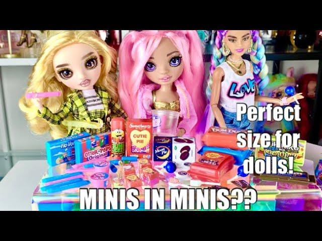 CANDY FOR DOLLS?! SUGAR BUZZ MINIS IN MINIS ARE PERFECT FOR FASHION DOLLS! (Rainbow high and Barbie)