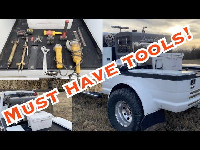 Pipeline welding rig “must have” tools.