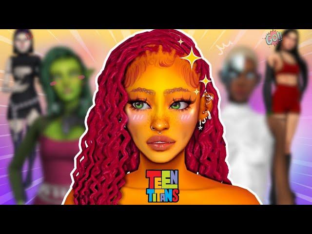 Creating Sims INSPIRED by Teen Titans CC LINKS + SIM DOWNLOAD