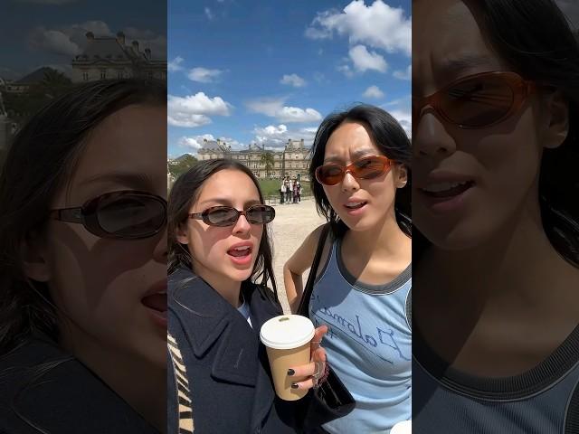 Olivia Rodrigo & Madison Hu in Paris