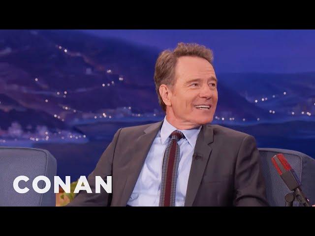 Bryan Cranston Learned How To Rappel For A Commercial | CONAN on TBS